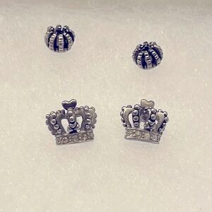 Juicy Couture Crown Stud Earrings